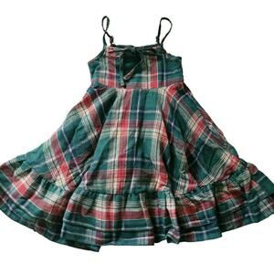 Jane + Jo Holiday Plaid Flannel Dress